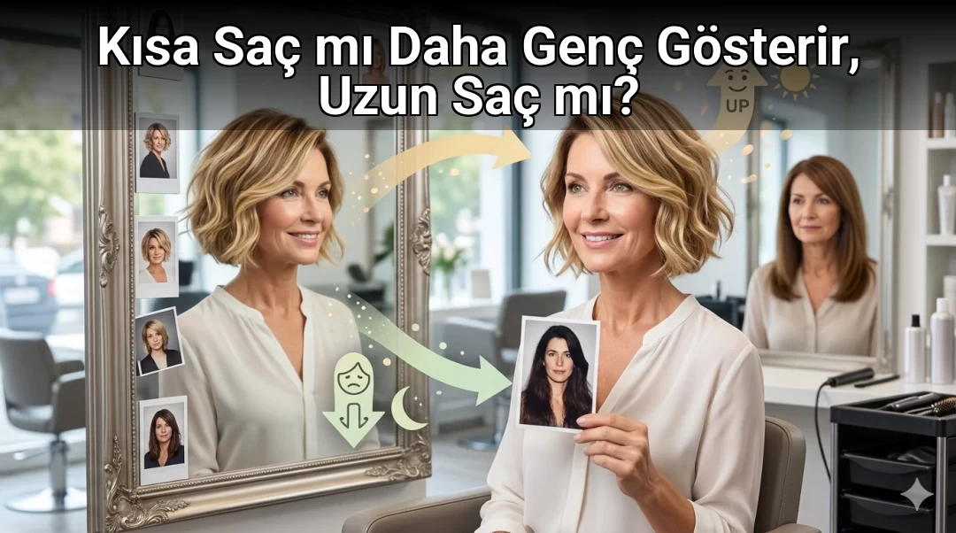 Kısa Saç mı Daha Genç Gösterir, Uzun Saç mı?